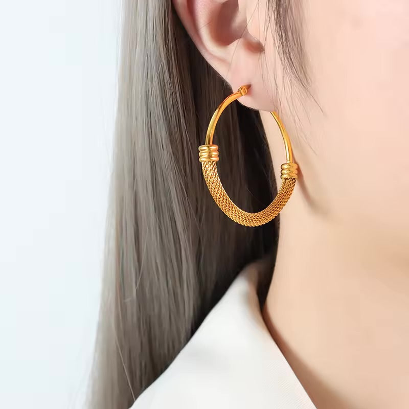 Weave Pattern Jewelry Set