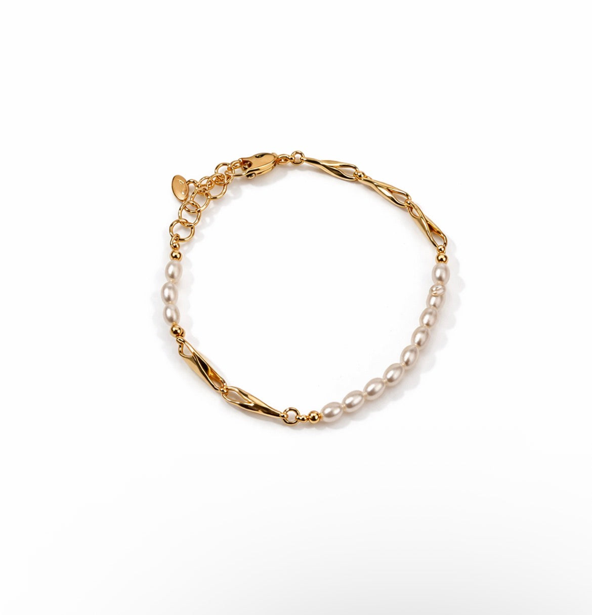 Gold Pearl Bracelet