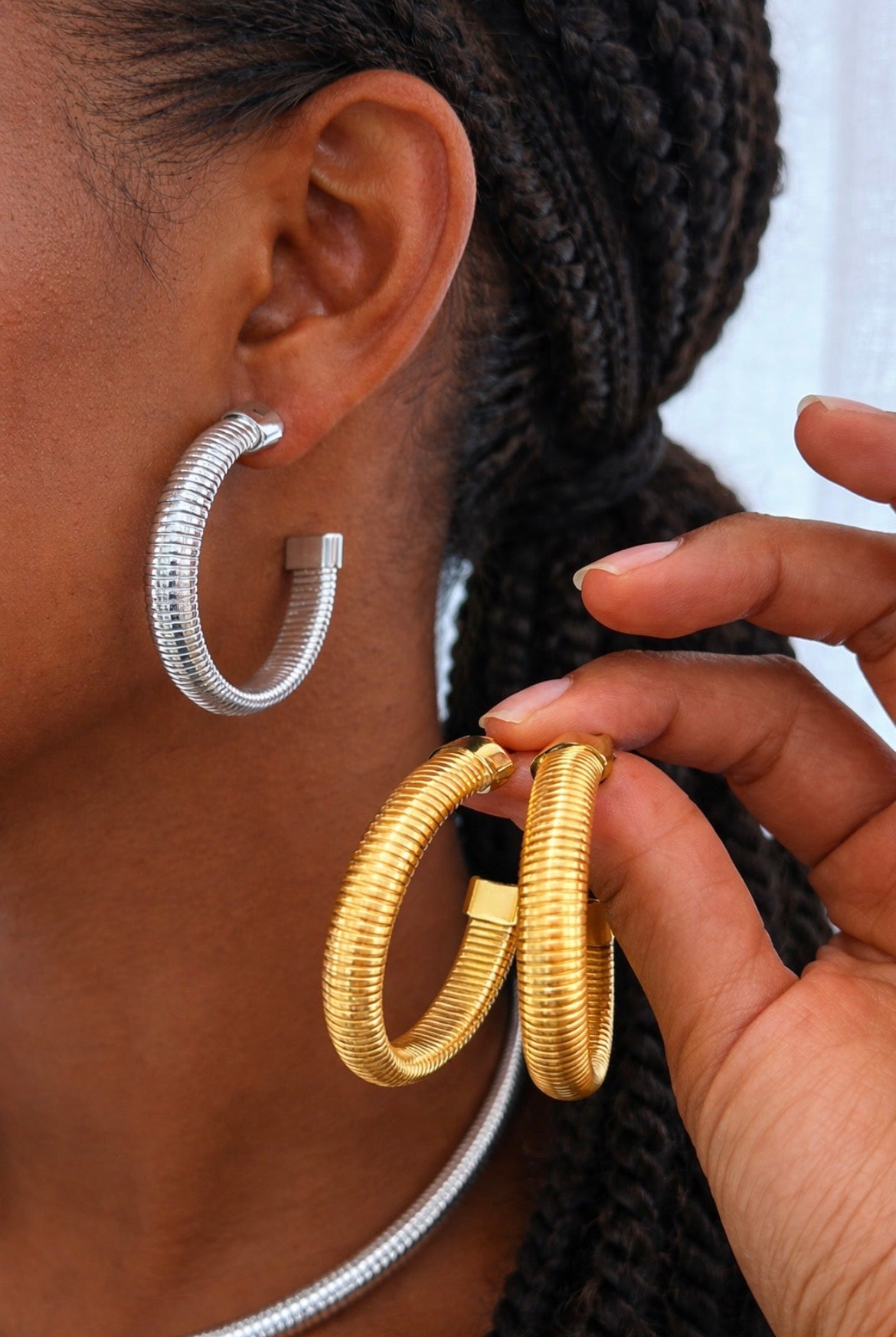 Snake Bone Jewelry Set