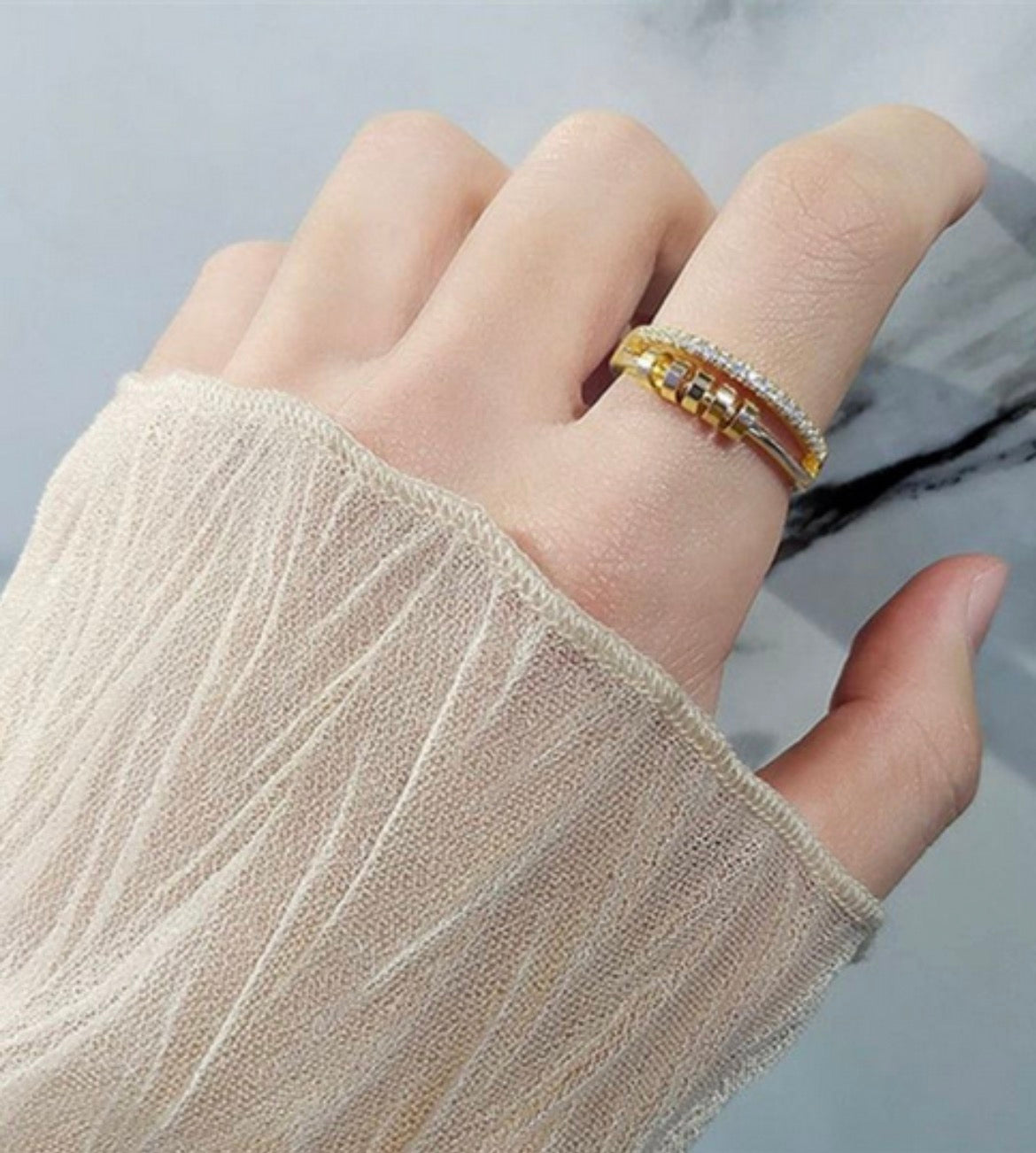 Anxiety Adjustable Ring