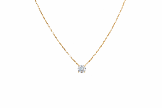 Classic Single Stone Necklace